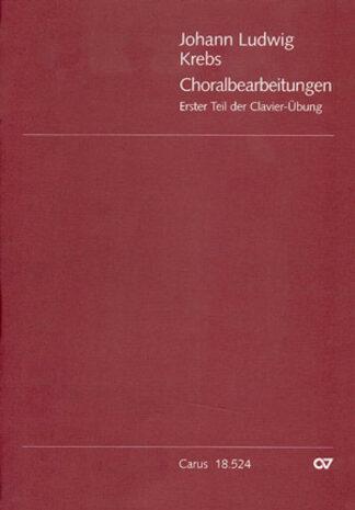 Our Krebs is known to have been one of the best pupils of Johann Sebastian Bach, consequently we made a play on words: In this great Bach [brook] only one single Krebs [crayfish] has been caught. In his organ compositions Krebs was essentially a follower of Bach, while in his clavier and chamber music the change of musical styles which occurred about 1750 is clearly evident. Characteristic of the pre-classical period is the juxtaposition and blending of old and new stylistic elements. Thus the music of Krebs represents the new courtly and sensitive spirit of that era. The Clavier-Übung I [chorale arrangements] is the first part of the four-part Clavier-Übung by Krebs and consistsof arrangements of 13 chorales.